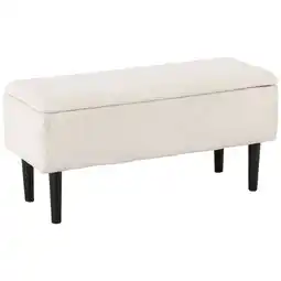Netto Marken-Discount HOMCOM Sitzbank Polyester, Kautschukbaumholz Angebot