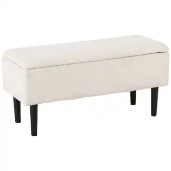 Netto Marken-Discount HOMCOM Sitzbank Polyester, Kautschukbaumholz Angebot