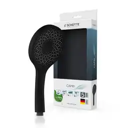 Netto Marken-Discount SCHÜTTE CAPRI Handbrause, Schwarz matt Angebot