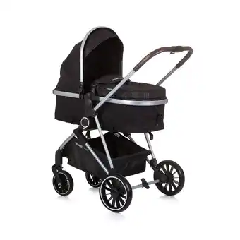 Netto Marken-Discount Chipolino Kinderwagen Aura 2 in 1 umbaubar Wickeltasche Sitz umkehrbar bis 22 kg schwarz Angebot