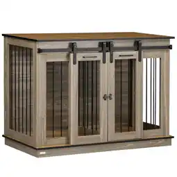 Netto Marken-Discount PawHut Hundekäfig MDF, Stahl Angebot