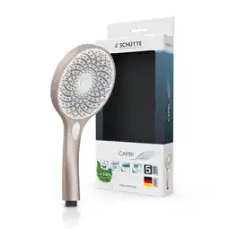 Netto Marken-Discount SCHÜTTE CAPRI Handbrause, Rosé mat/ Weiß Angebot