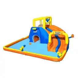 Netto Marken-Discount Bestway H2OGO! Mega-Wasserpark Splash Course mit Dauergebläse 710 x 310 x 265 cm Angebot