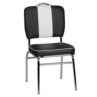 Netto Marken-Discount KADIMA DESIGN Retro Esszimmerstuhl, 50er-Jahre Diner Style, bequeme Polsterung, verschiedene Farben Angebot