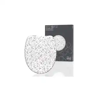 Netto Marken-Discount EISL Duroplast WC-Sitz MOSAIK GRAU, mit Absenkautomatik Angebot