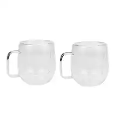 Netto Marken-Discount 2er Set Doppelwandiges Thermoglas mit Henkel Teetassen Doppelwand Angebot