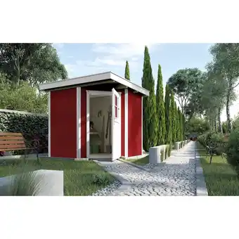Netto Marken-Discount Gartenhaus 229 Gr.2, schwedenrot Angebot