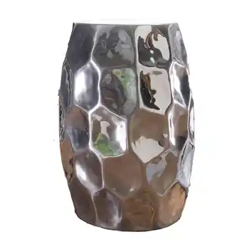 Netto Marken-Discount KADIMA DESIGN Orientalischer Beistelltisch ENNS: Hammerschlag-Design, Aluminium, pflegeleicht Angebot