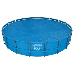 Netto Marken-Discount Bestway Flowclear PE-Solarabdeckplane Ø 527 cm, blau, rund Angebot