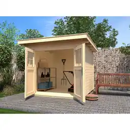 Netto Marken-Discount Gartenhaus 179 Gr.3, natur, 28 mm Angebot