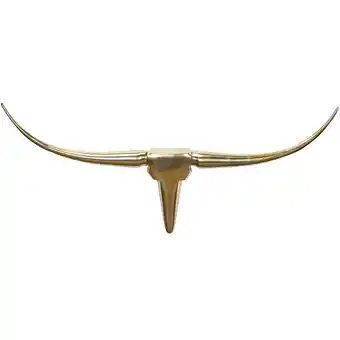 Netto Marken-Discount KADIMA DESIGN Goldenes Aluminiumgeweih, 100x40x6 cm - Einzigartige Wanddekoration, Rostfrei Angebot