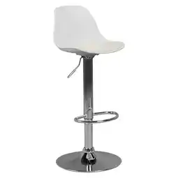 Netto Marken-Discount KADIMA DESIGN Barhocker BERN, Lederoptik, verchromtes Gestell, 360° drehbar, max. 110 kg Belastung Angebot