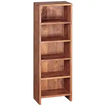 Netto Marken-Discount KADIMA DESIGN CD-Regal NAKO: Massivholz, 90 cm Höhe, für 100 CDs, Sheesham/Akazie, pflegeleicht Angebot