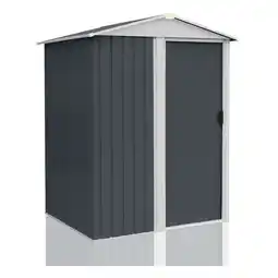 Netto Marken-Discount Geräteschuppen mit Schiebetür und Belüftung aus Metall Gerätehaus SAFE S Angebot