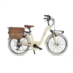 Netto Marken-Discount MBM Elektro-Citybike MONOTUBO Classic Lady 24 Zoll, BEIGE CAPPUCCINO Angebot