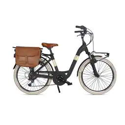 Netto Marken-Discount MBM Elektro-Citybike MONOTUBO Classic Lady 24 Zoll, NERO POLV. CAFFE' Angebot