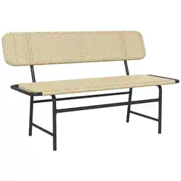 Netto Marken-Discount Outsunny Gartenbank PE Rattan, Stahl Angebot