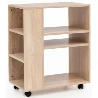 Netto Marken-Discount KADIMA DESIGN Regal BRENTA: Elegantes Multifunktionsmöbel, Rollen, Viel Stauraum, Modernes Design Angebot