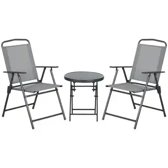 Netto Marken-Discount Outsunny Gartenmöbel-Set Metall, Netzstoff Angebot