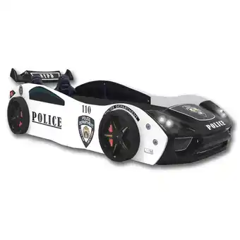 Netto Marken-Discount Autobett Police + Sportsitze Spielbett für Kinder 90x200 inkl. Lattenrost Angebot
