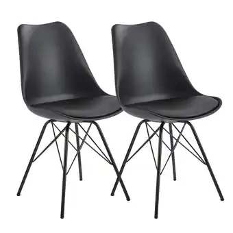 Netto Marken-Discount KADIMA DESIGN Skandinavische Esszimmerstühle, 2er Set, Samt oder Kunststoff, verschiedene Farben Angebot