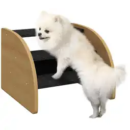 Netto Marken-Discount PawHut Hundetreppe Spanplatte, Teppichstoff(100% Polyester) Angebot