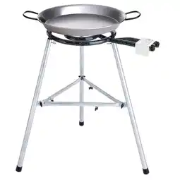 Netto Marken-Discount Paella Grill-Set: Familienliebling mit 55 cm Pfanne und 2-Ring-Brenner Angebot