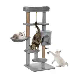 Netto Marken-Discount PawHut Kratzbaum Spanplatte, Samt Angebot