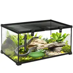Netto Marken-Discount PawHut Reptile Box Gehärtetes Glas, Stahl Angebot