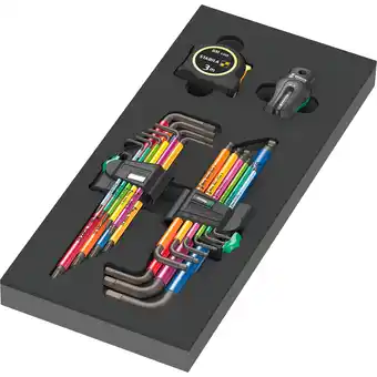 Netto Marken-Discount Wera Schraubendreher 9740 Schaumstoffeinlage Winkelschlüssel-Set 1, 20-teilig Angebot