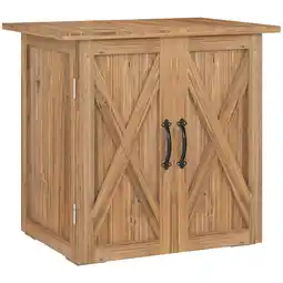 Netto Marken-Discount Outsunny Gartenschuppen Tannenholz Angebot