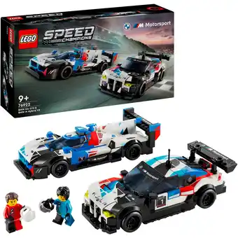 Netto Marken-Discount LEGO Konstruktionsspielzeug Speed Champions BMW M4 GT3 & BMW M Hybrid V8 Rennwagen Angebot