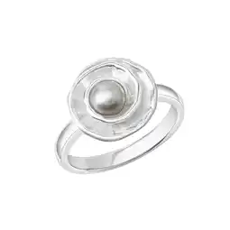 Netto Marken-Discount Celesta Silber Ring 925 Silber Süßwasserzuchtperle Angebot