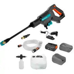 Netto Marken-Discount GARDENA Druckreiniger Akku-Mitteldruckreiniger AquaClean 24/18V P4A Premium Ready-To-Use Set Angebot