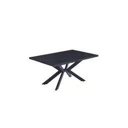 Netto Marken-Discount HOME DELUXE Esstisch Eckig AVENCIA inkl. Sternfuß - 160 x 100 cm - versch. Ausführungen - Dark Oak Angebot