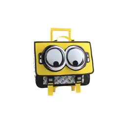 Netto Marken-Discount Minions 41cm Ranzen Tasche 3D Augen Angebot
