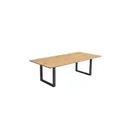 Netto Marken-Discount HOME DELUXE Esstisch Eckig AVENCIA inkl. U-Fuß - 240 x 120 cm - versch. Ausführungen - Light Oak Angebot