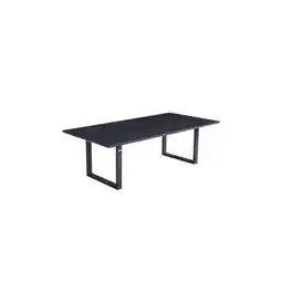 Netto Marken-Discount HOME DELUXE Esstisch Eckig AVENCIA inkl. U-Fuß - 240 x 120 cm - versch. Ausführungen - Dark Oak Angebot