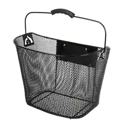 Netto Marken-Discount Ventura Fahrradkorb vorne Lenkerkorb mit Clip On Halter Korb aus Draht für Fahrrad oder E Bike Angebot