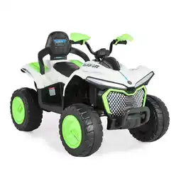 Netto Marken-Discount Moni Kinder Elektroquad Windy DLX-288, Musikfunktion, 4 Motoren, Scheinwerfer grün Angebot