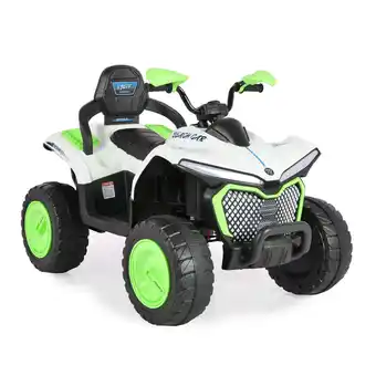 Netto Marken-Discount Moni Kinder Elektroquad Windy DLX-288, Musikfunktion, 4 Motoren, Scheinwerfer grün Angebot