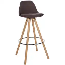 Netto Marken-Discount CLP Barhocker Corbin Stoff-Bezug Rund I Holz-Gestell Angebot