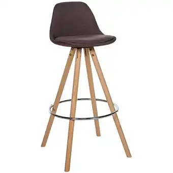 Netto Marken-Discount CLP Barhocker Corbin Stoff-Bezug Rund I Holz-Gestell Angebot