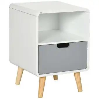 Netto Marken-Discount HOMCOM Nachttisch MDF, Kiefernholz Angebot