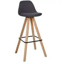Netto Marken-Discount CLP Barhocker Corbin Stoff-Bezug Square I Holz-Gestell Angebot