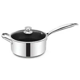 Netto Marken-Discount Cheffinger Saucentopf ?20cm 18/10 Edelstahl Wabenstruktur Angebot