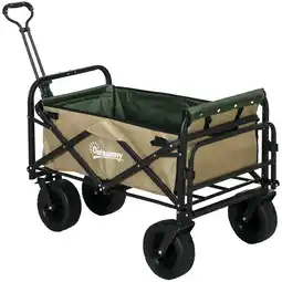 Netto Marken-Discount Outsunny Bollerwagen Stahl, Oxfordstoff Angebot