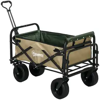 Netto Marken-Discount Outsunny Bollerwagen Stahl, Oxfordstoff Angebot