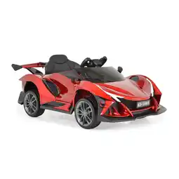 Netto Marken-Discount Moni Kinder Elektroauto Flash metallic 4 Motoren, MP3, Fernbedienung, EVA-Reifen rot Angebot