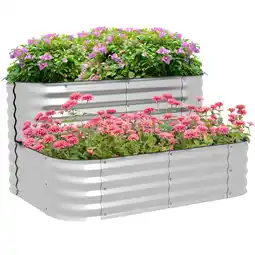 Netto Marken-Discount Outsunny Hochbeet Verzinktes Blechs Angebot